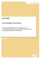 Knowledge EcoSystems di Denis Bauer edito da Diplom.de