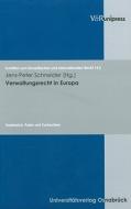 Verwaltungsrecht in Europa 2 di Jens-Peter Schneider edito da V & R Unipress GmbH