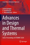 Advances in Design and Thermal Systems edito da Springer Singapore