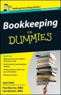 Bookkeeping For Dummies Uk Edition Whs T di Jane Kelly edito da Wiley