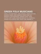 Greek Folk Musicians: Dimitris Voyatzis, di Books Llc edito da Books LLC, Wiki Series
