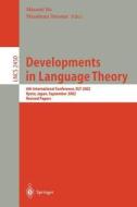 Developments in Language Theory edito da Springer Berlin Heidelberg