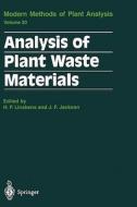 Analysis of Plant Waste Materials edito da Springer Berlin Heidelberg
