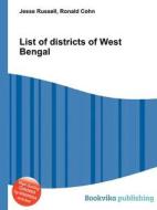 List Of Districts Of West Bengal edito da Book On Demand Ltd.