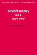 Design Theory di Thomas Beth, D. Jungnickel, Hanfried Lenz edito da Cambridge University Press