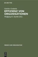 Effizienz von Organisationen di Günther Grabatin edito da De Gruyter