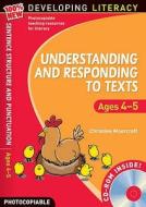 Understanding And Responding To Texts di Christine Moorcroft edito da Bloomsbury Publishing Plc