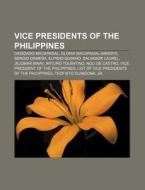 Vice Presidents Of The Philippines: Glor di Books Llc edito da Books LLC, Wiki Series