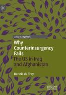 Why Counterinsurgency Fails di Dennis de Tray edito da Springer International Publishing