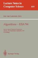 Algorithms - ESA '94 edito da Springer Berlin Heidelberg