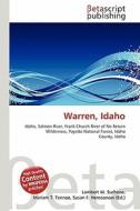 Warren, Idaho edito da Betascript Publishing