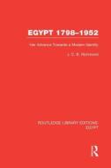 Egypt, 1798-1952 di J. C. B. Richmond edito da Taylor & Francis Ltd