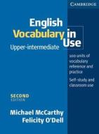 English Vocabulary In Use Upper-intermediate With Answers di Michael Mccarthy, Felicity O'dell edito da Cambridge University Press