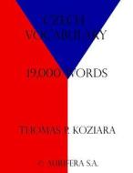 Czech Vocabulary di Thomas P. Koziara edito da Createspace