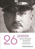 26 Poems di August Stramm edito da GREEN INTEGER