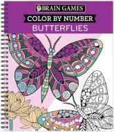 Brain Games Color by Number Butterflies di New Seasons, Publications International Ltd edito da PUBN INTL