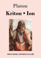 Kriton / Ion di Platon edito da Hofenberg