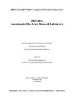 2015-2016 Assessment of the Army Research Laboratory di National Academies Of Sciences Engineeri, Division On Engineering And Physical Sci, Laboratory Assessments Board edito da NATL ACADEMY PR