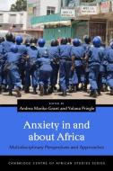 Anxiety In And About Africa edito da Ohio University Press
