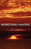 Being and Having di Gabriel Marcel edito da Marcel Press