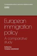 European Immigration Policy di Tomas Hammar edito da Cambridge University Press