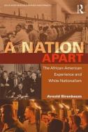 A Nation Apart di Arnold (Albert Einstein College of Medicine Birenbaum edito da Taylor & Francis Ltd