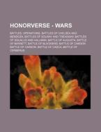Honorverse - Wars: Battles, Operations, Battles of Chelsea and Mendoza, Battles of Solway and Treadway, Battles of Squalus and Hallman, B di Source Wikia edito da Books LLC, Wiki Series