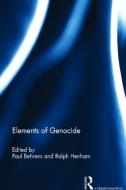 Elements of Genocide edito da Taylor & Francis Ltd