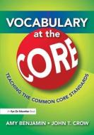 Vocabulary At The Core di BENJAMIN edito da Taylor & Francis