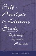 Self-Analysis in Literary Study di L. Scheman edito da New York University Press