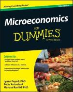 Microeconomics For Dummies di Lynne Pepall, Peter Antonioni, Manzur Rashid edito da WILEY