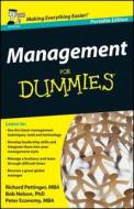 Management For Dummies Uk Edition Whs Tr di Richard Pettinger edito da Wiley