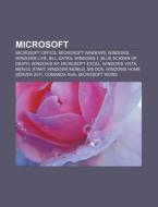 Microsoft: Microsoft Office, Microsoft W di Surs Wikipedia edito da Books LLC, Wiki Series