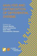 Analysis and Optimization of Differential Systems di Viorel Barbu edito da Springer US