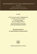 Beuluntersuchungen an hyperbolischen Rotationsschalen edito da VS Verlag für Sozialwissenschaften