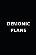 2019 WEEKLY PLANNER DEMONIC PL di Distinctive Journals edito da INDEPENDENTLY PUBLISHED