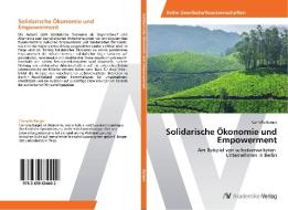 Solidarische Ökonomie und Empowerment di Cornelia Barger edito da AV Akademikerverlag