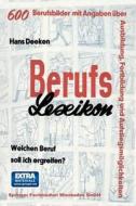Berufs - Lexikon di Hans Deeken edito da Gabler Verlag