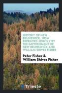 History Of New Brunswick. Now Reprinted Jointly By The Government Of New Brunswick And William Shives Fisher di Lecturer Fisher, William Shives Fisher edito da Trieste Publishing