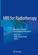 Mri For Radiotherapy edito da Springer Nature Switzerland Ag