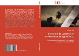 Sélection de variables et estimateurs de type LASSO di Mohamed Hebiri edito da Editions universitaires europeennes EUE