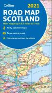 2021 Collins Map Of Scotland di Collins Maps edito da Harpercollins Publishers
