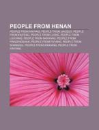 People From Henan: Sima Yi, Zhang Junzha di Books Llc edito da Books LLC, Wiki Series