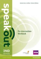 Speakout Pre-Intermediate 2nd Edition Workbook without Key di Damian Williams edito da Pearson Education Limited