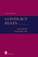 Contract Rules di Neil Andrews edito da Intersentia Ltd