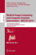 Medical Image Computing and Computer-Assisted Intervention - MICCAI 2014 edito da Springer-Verlag GmbH