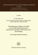 Formänderungen und Bruch von Schluff unter schmalen Streifenfundamenten di Jürgen Altes edito da VS Verlag für Sozialwissenschaften