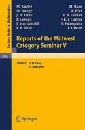 Reports of the Midwest Category Seminar V edito da Springer Berlin Heidelberg