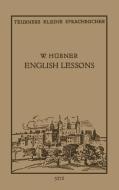 English Lessons di Walter Hübner edito da Vieweg+Teubner Verlag