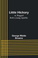 Little Hickory; or, Ragged Rob's young republic di George Waldo Browne edito da Alpha Editions